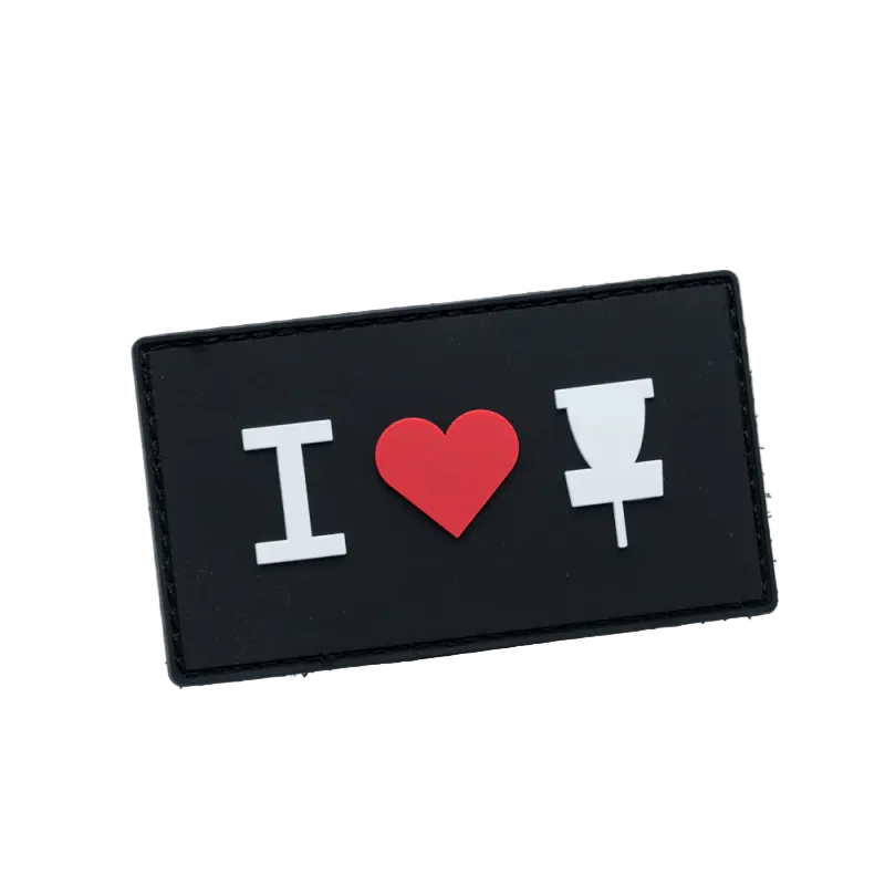 PVC Patch - I Love Disc Golf
